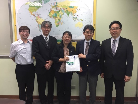 日本北海道工學部院長 Prof. Takeshi Ohkuma到本校參訪